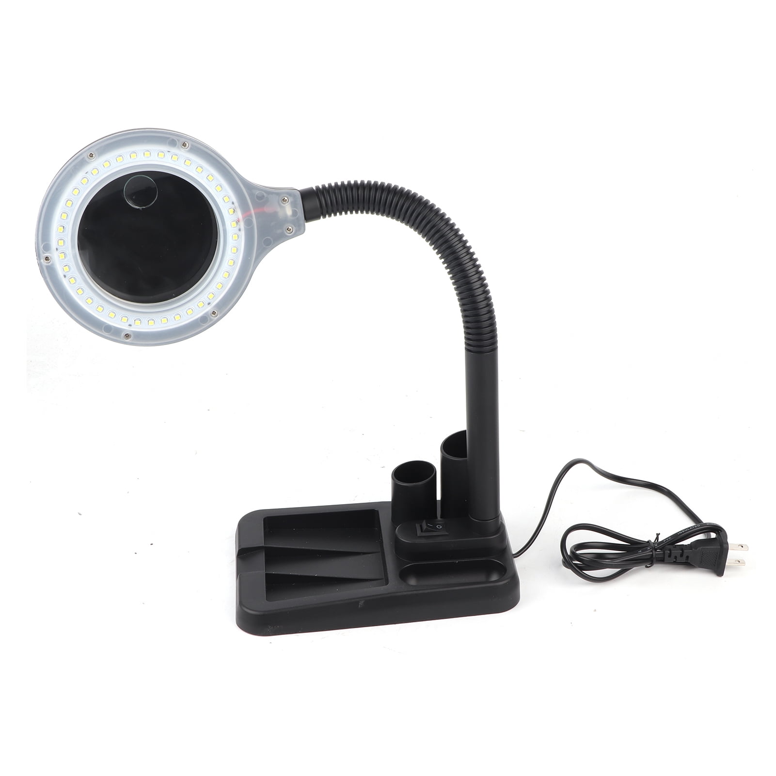 Feoflen 40 LED Illuminated Lighting 5X 10X Stand Magnifier & Desk Lamp
