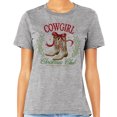 thumbnail image 2 of Cowgirl Christmas Club Shirt Unisex Medium Grey, 2 of 5
