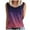 Purple, variant on AherBiu Plus Size Tank Tops for Women Scoop Neck Gradient Color Sleeveless Summer Comfy Top Tees Tshirt