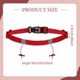 thumbnail image 6 of Pitycbo Triathlons Race Number Belt with Loop 6 Loops for Food Cycling Quick Release Red, 6 of 6