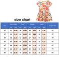 thumbnail image 4 of WIBACKER 2-7T Kids Girls Cotton Summer Jersey Dress Short Sleeve Crewneck Strawberry Casual Dresses, 4 of 7