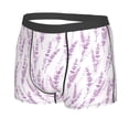 thumbnail image 2 of Naloa Lavender Flowers Print Mens Underwear - Boxers for Men, Classic Briefs for Men, 2 of 9