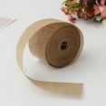 thumbnail image 4 of BrowQuartz 5CM Burlap Ribbon Rolls Linen Multiple Colors Portable Woven Roll Flexible Fashionable Tight Stitched Party Decorations Home Grey, 4 of 6