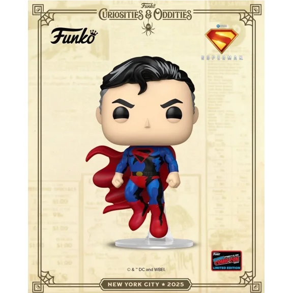 NYCC 2025 Funko Pop Superman Official NYCC Sticker