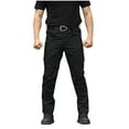 thumbnail image 1 of Mefallenssiah Full Length Pants Clearance Mens Fashion Solid Multiple Pockets Multi Multifunctional Work Trousers Pants, 1 of 7