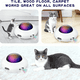 thumbnail image 2 of Juguete Interactivo Cat & Teaser con Pluma Giratoria y Luces LED, Forma UFO, 2 of 7