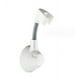 thumbnail image 1 of BR Soporte de ducha de mano de porcelana blanca ajustable de 360 ​​grados, 1 of 4