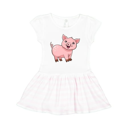 

Inktastic Cute Pig Gift Toddler Girl Dress