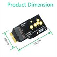 thumbnail image 3 of MóDulo AX200/201/210 WIFI6 a Placa Adaptadora de 12+6 Pines Compatible con MóDulo A/E de Llave 2230 M.2 Que Reemplaza la Tarjeta BCM94360CS2, 3 of 5