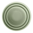 thumbnail image 2 of Beautiful 3-Piece Stoneware Nesting Mixing Bowl Set,Sage Green by Drew Barrymore, 2 of 8