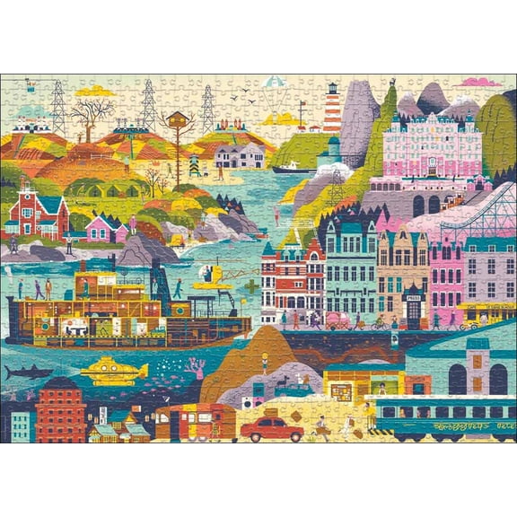 Heye: Movie Masters: Wes Anderson: 1000 Piece Puzzle