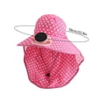 thumbnail image 2 of Anckoeil Solar Charging Fan Sun Hat with Face Cover, Adjustable Breathable Sun Protection Hat for Outdoor Cycling Hiking, 2 of 5
