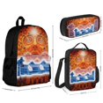 thumbnail image 2 of Tool Band Symbol Backpack With Lunch Bag Pencil Case Pen Bag Satchel Daypack Insulated Potable Bento Bag 3 Pieces Set, 2 of 6