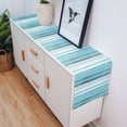 thumbnail image 3 of Nordic Style Stripes Turquoise Home Coffee Table TV Counter Luxury Tablecloth Party Dinner Country Wedding Decoration Tablecloth, 3 of 4