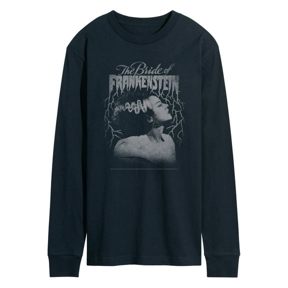 Classic Monsters - Tonal Bride Of Frankenstein - Men's Long Sleeve Graphic T-Shirt