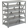 thumbnail image 2 of Global Industrial 6 Shelf Open Steel Shelving Unit 36"W x 12"D x 39"H Gray, 2 of 3