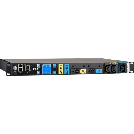 UPC: 0743172082657 | Eaton Managed rack PDU  1U  5-15P input  1.44 kW max  120V  12A  10 ft cord  Single-phase  Outlets: (8) 5-15 R Outlet grip