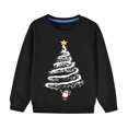 thumbnail image 2 of Diufon Chandail en Molleton de Noël pour Garçons et Filles Manches Longues Col Rond Chandail Automne Hiver Hauts Chauds, 2 of 4