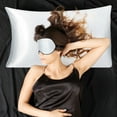 thumbnail image 2 of Unique Bargains 2-Pack Silk Pillowcase Eye Cover Set Gray Standard, 2 of 8