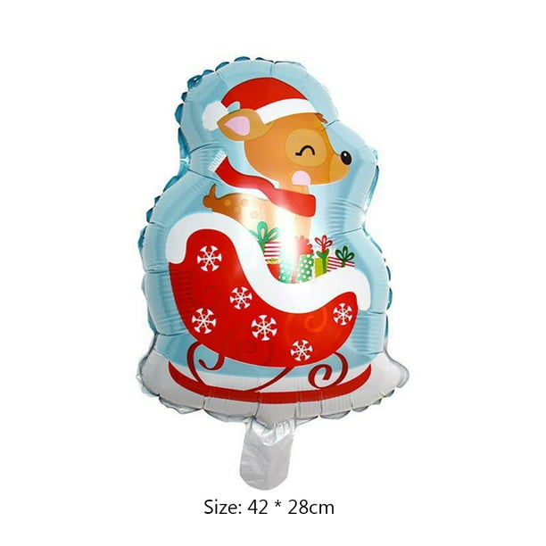 Mini globos de Navidad Elk juguetes inflables para el hogar (ciervo de trineo) Sywqhk Libre de BPA
