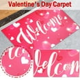 thumbnail image 2 of BJUTIR Valentine'S Day Welcome Doormats Home Carpets Decor Carpet Living Room Carpet Holiday Decor, 2 of 8