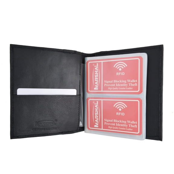 New RFID Blocking Soft Genuine Leather Multi Credit Card Holder Wallet RFIDP2570