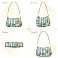 thumbnail image 7 of FORMRS Womens Shoulder Bag with Chain Strap Clutch Purse Cute Tote Handbag, Retro Lemon Leaves, 7 of 7