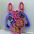 thumbnail image 3 of Craftnamesign Video Game Controller Neon Acrylic Print Sign, Game Room Decor, Gamer Sign, 3 of 4