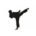 thumbnail image 2 of Karate Wall Decal by Wallmonkeys Peel and Stick Graphic (24 in H x 22 in W) WM146108, 2 of 4
