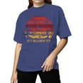 thumbnail image 2 of Sunset Is It Halloween Yet Bats Women's T-shirt, 2 of 3