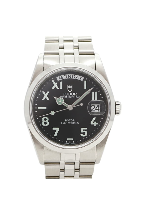 Pre-Owned Tudor Princess Date Day 76200 Black Dial Men's Watch (Good)