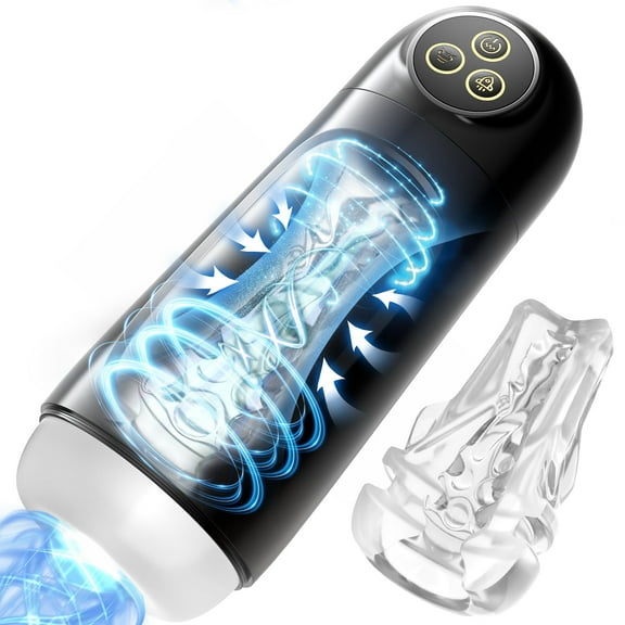 KERERO Male Masturbator Sex Toys for Men, Male Sex Toys with 10 Sucking & Vibrating Modes, Hands-Free Sex Toys with 3D Textured, Male Stroker Sex Toys for Men