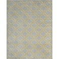 thumbnail image 3 of Transitional 8x10 Area Rug (7'11'' x 10'3'') Geometric Yellow, Gray Living Room Easy to Clean, 3 of 10