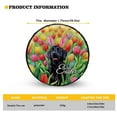 thumbnail image 5 of Yuyamidu Dog Spare Tire Covers for RV Trailers Wheel Protectors Tulip Tyre Covers Weatherproof and Dustproof Wheel Covers Easter Car Accessory, 5 of 5