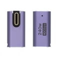 thumbnail image 2 of CY USB4 Type C Male to Female 240W Power 40Gbps Data 8K Video Adapter Low Profile Left Right Angled for NS Phone Laptop, 2 of 7