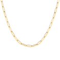thumbnail image 1 of Collar PAVOI: cadena con clip de oro amarillo chapado en oro de 14 quilates, 1 of 5