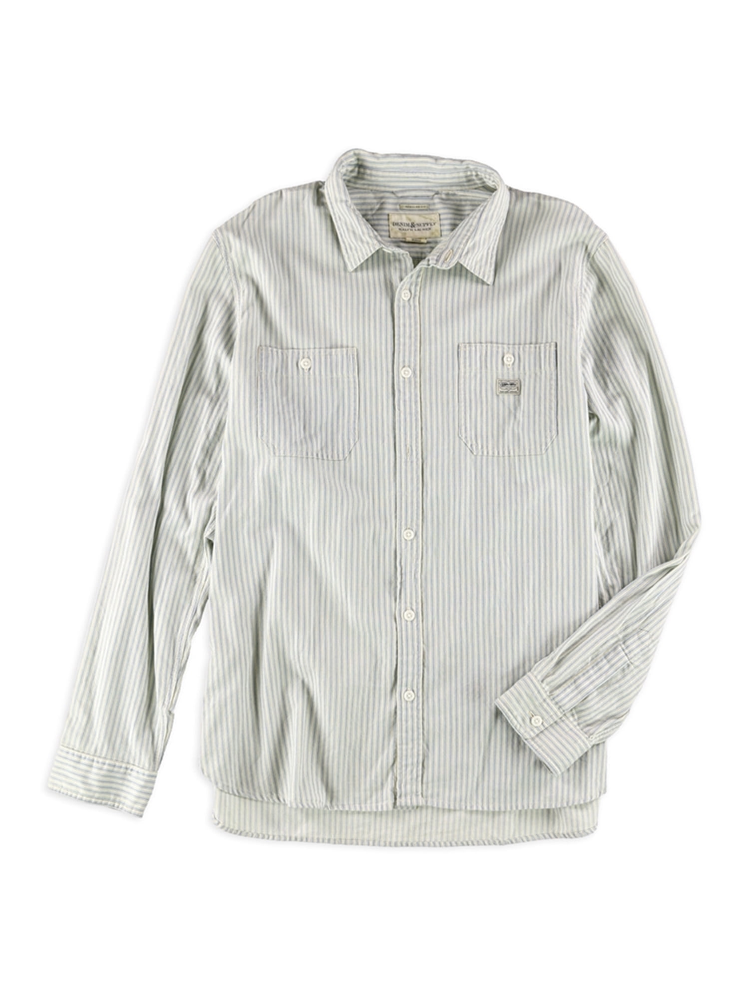 Ralph Lauren Mens Striped Button Up Shirt blue 2XL | Walmart Canada