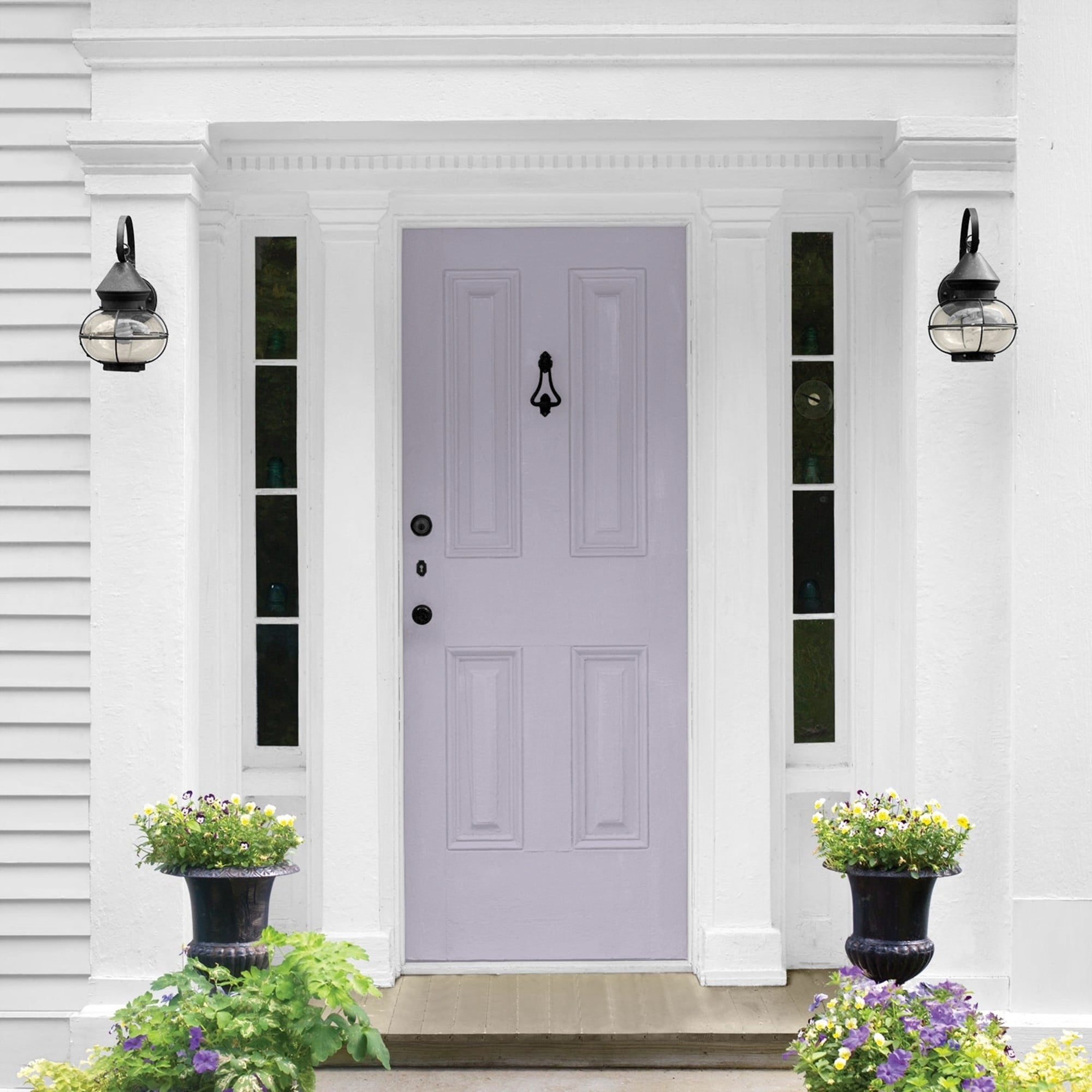 Glidden HEP Cloudberry / Purple Semi-Gloss Exterior Paint with Primer, 1 Quart