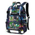 thumbnail image 2 of My World Bag, Large Capacity Backpack, With USB Interface, Primary And Secondary School Students Shoulder Bag-Jinjin, 2 of 3