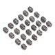 thumbnail image 5 of Cuentas De Barba Para El Cabello, Joyería Exquisita DIY 24 Piezas De Cuentas De Tubo Para El Cabello Para Fiestas Navide?as Para Hombres Y Mujeres ANGGREK Otros, 5 of 8