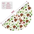 thumbnail image 3 of Yiaed Cute Bear Print Christmas Tree Skirt , Tree SkirtsTree Mat for Christmas Winter Holiday Indoor Decorations-30", 3 of 7