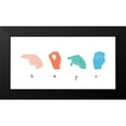 thumbnail image 2 of Scarvey, Emma 14x9 Black Modern Framed Museum Art Print Titled - Love Languages I, 2 of 5