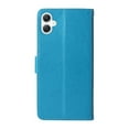 thumbnail image 3 of For Samsung Galaxy A06 4G / 5G 6.7 inch Embossed Butterfly Flowers With Card Slots And A Cash Compartment Shockproof Kickstand Flip Leather Phone Case For Women,Blue,For Galaxy A06 4G / 5G, 3 of 9