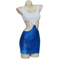 thumbnail image 4 of Women's Elegant Vivian Ward Inspired Sexy Crop Top and Mini Skirt Outfit Two Piece Set, 4 of 7
