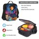 thumbnail image 5 of Balery Fantasy Cosmic Landscape Mochila escolar 3 en 1 para niños: mochila resistente con lonchera térmica y estuche para lápices. Mochila escolar para niños y niñas., 5 of 7