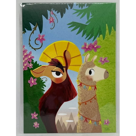 Disney Parks Walk the Llama by Nidhi Chanani Postcard Wonderground Gallery New