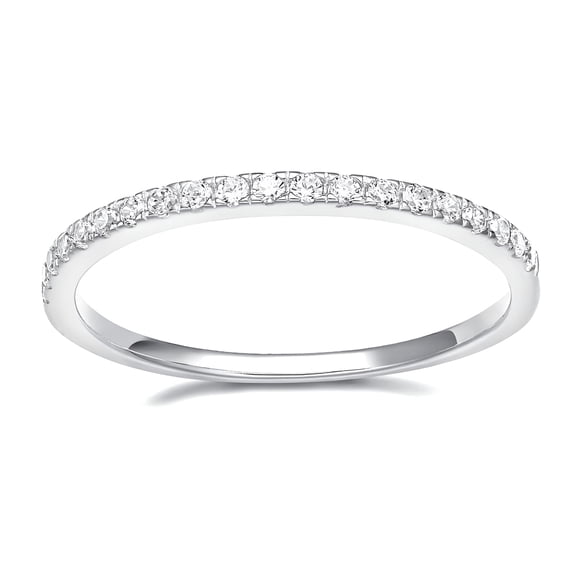 DESIGNICE Wedding Band 925 Sterling Silver Stackable Eternity Rings for Women Silver Band Rings for Women Size 7