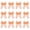 #199-Orange, variant on Cheapark 12 pieces Christmas bow knot hanging ornaments set, assorted festive ribbon bow decorative pendants pack, for tree gift wreath home holiday party decoration