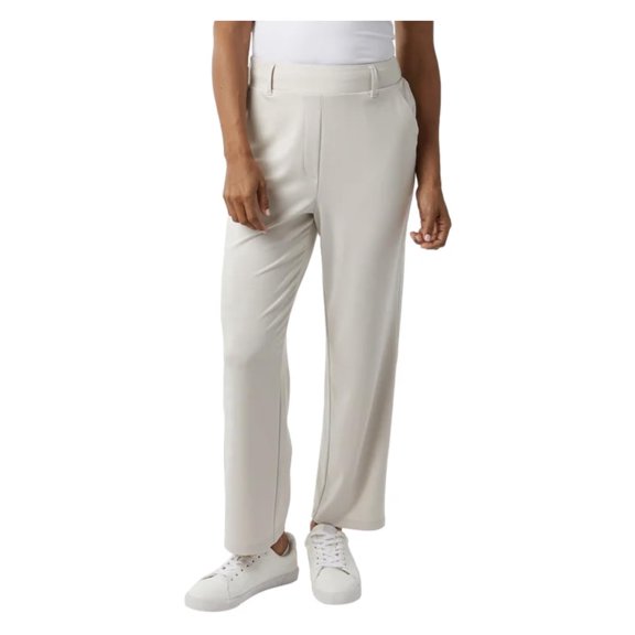 32 Degrees Cool Women's Stretch Twill Pull On Pant with Pockets (US, Alpha, XX-Large, Regular, Regular, Cream)
