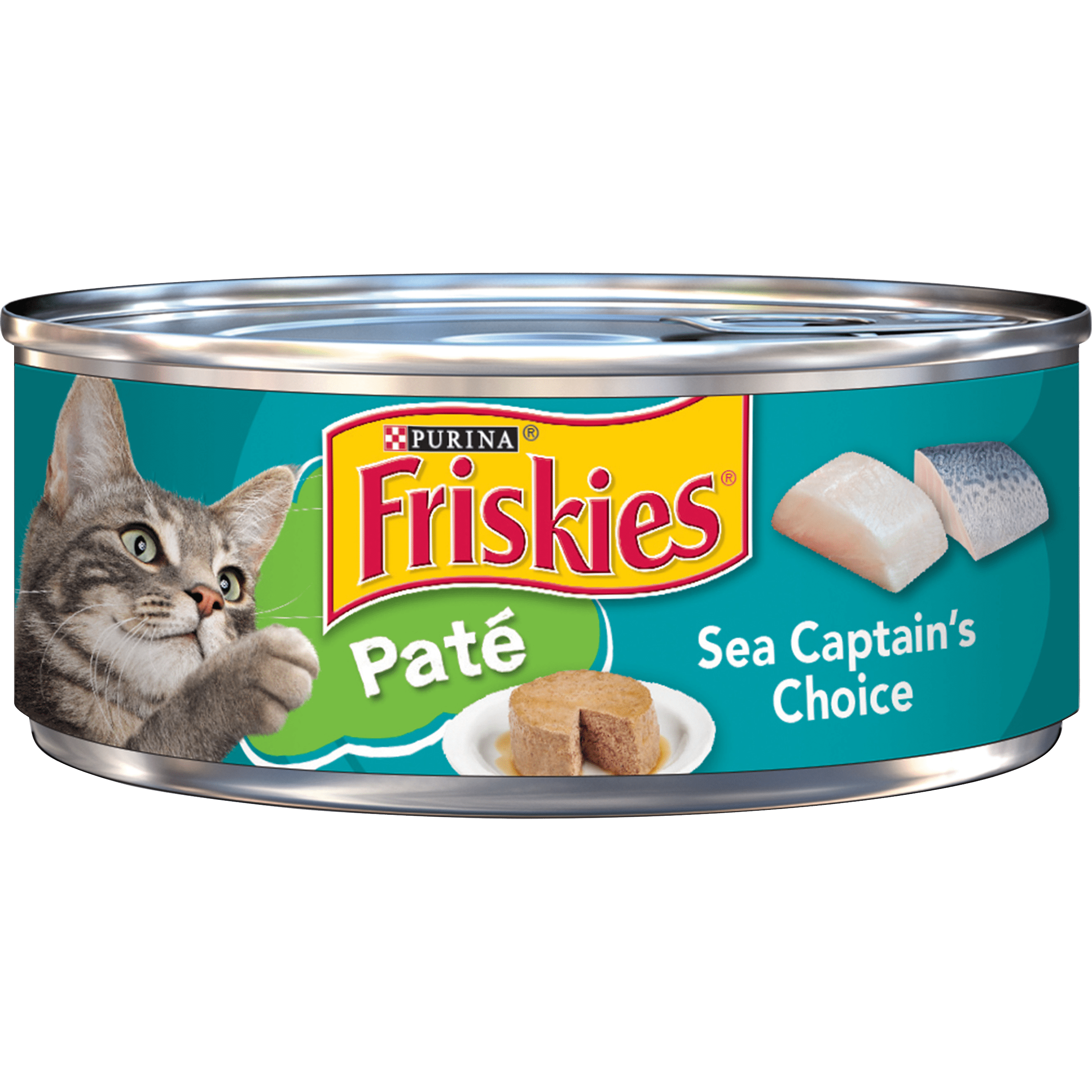Friskies Pate Wet Cat Food, Sea Captain's Choice, 5.5 oz. Can Walmart